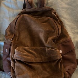 Men's Brunello Cucinelli Suede Backpack